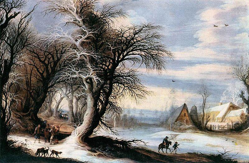 Gijsbrecht Leytens Winter Landscape china oil painting image